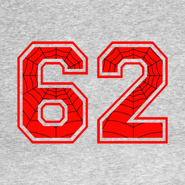 Number 62 by TWOFISTEDTEES